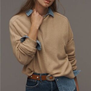Anthropologie Alani Mockneck Sweater